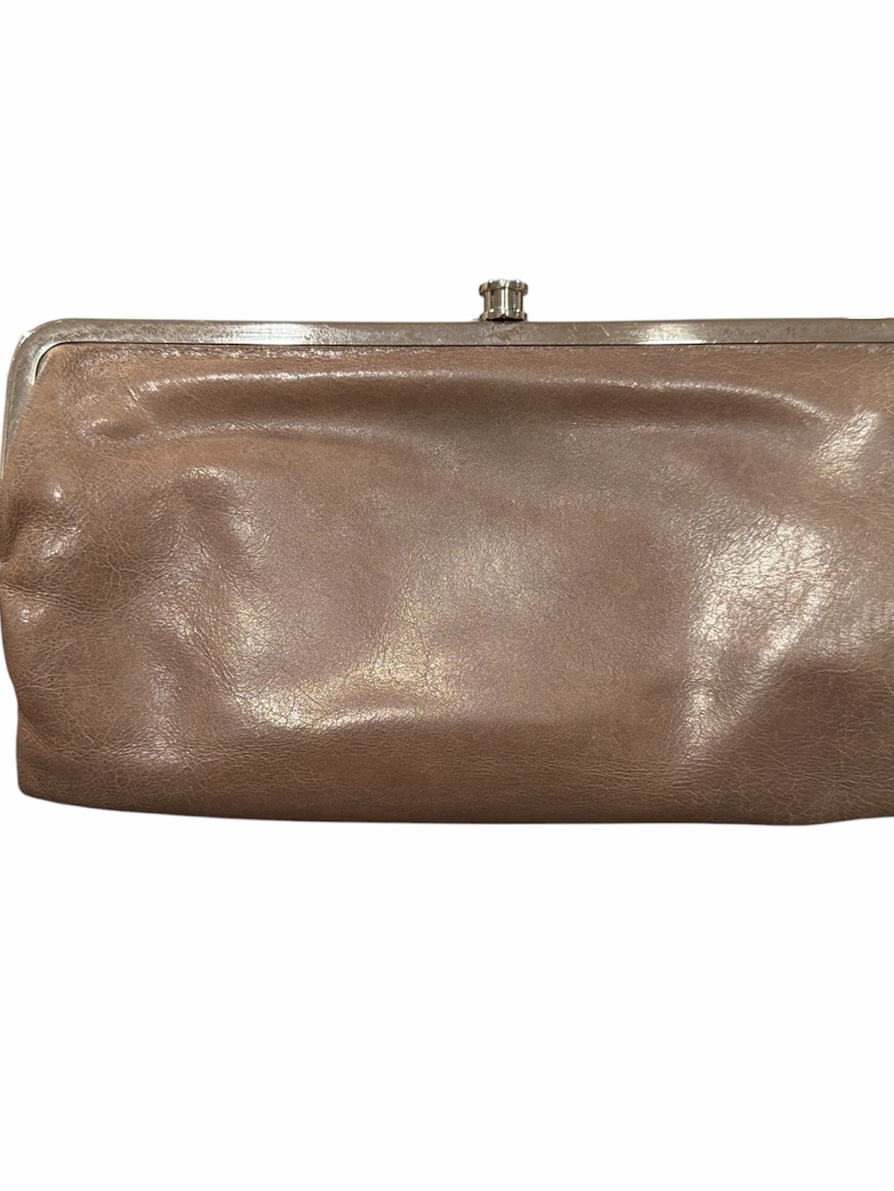 HOBO Leather Frame Clutch